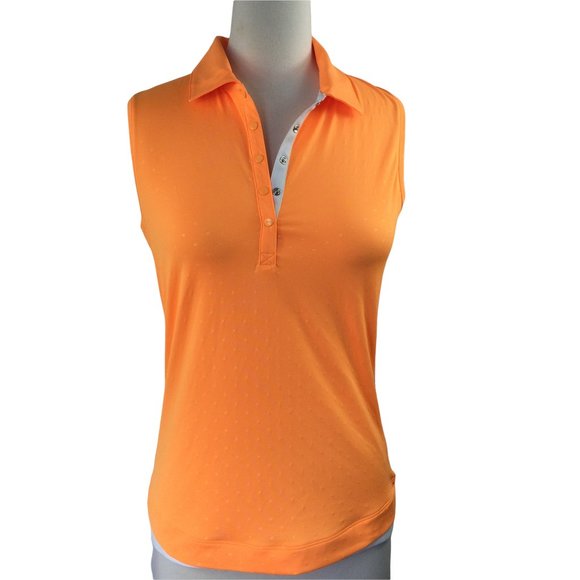Slazenger Tops - Slazenger Women's Golf Shirt, Orange, XS